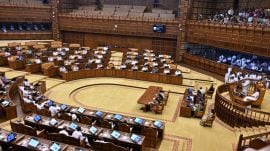 After the Governor left the Assembly, the Chief Minister stood up and informed the House that the Governor had deviated from the policy address, which had been ratified by the state Cabinet.