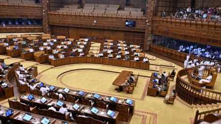 After the Governor left the Assembly, the Chief Minister stood up and informed the House that the Governor had deviated from the policy address, which had been ratified by the state Cabinet.