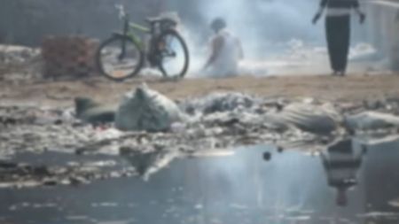 Sharma Enclave, a notified unauthorised colony, has been inundated for the last nine months, residents say.