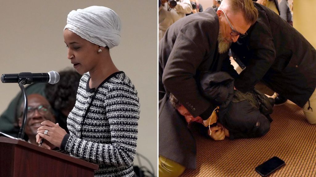 US Democratic congresswoman Ilhan Omar sprayed with unknown substance ...