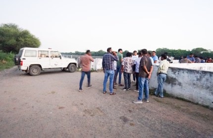 An area of Narmada Canal near Adalaj in Gandhinagar district where murder accused Vipul Parmar was allegedly killed in a police encounter