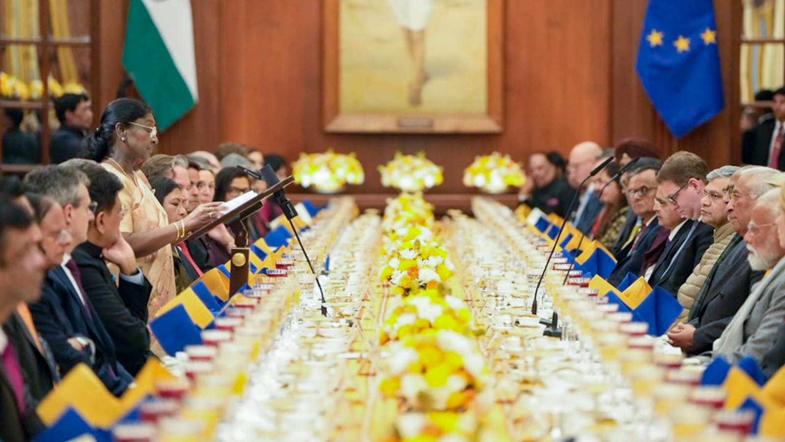 ‘We invest in each other’s future’: EU leaders at banquet