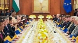 ‘We invest in each other’s future’: EU leaders at banquet