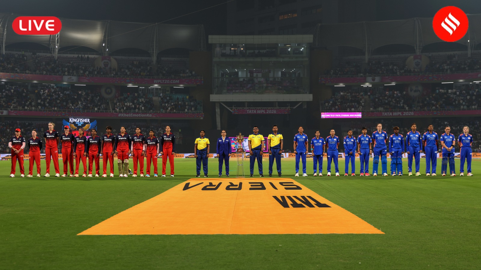 RCB vs MI LIVE Cricket Score, WPL 2026: Mumbai Indians take on Royal Challengers Bengaluru for survival; Toss, Playing XI updates