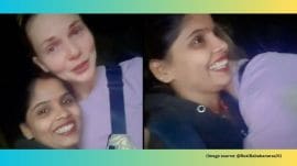 A video of the incident, now viral, shows the foreign tourist hugging the Rapido rider in relief