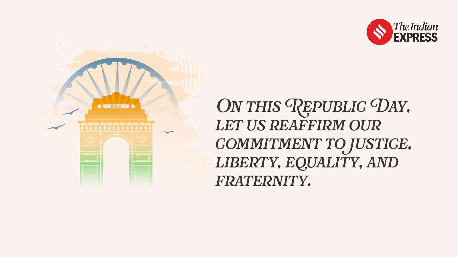 Freedom, justice, and equality—always.
