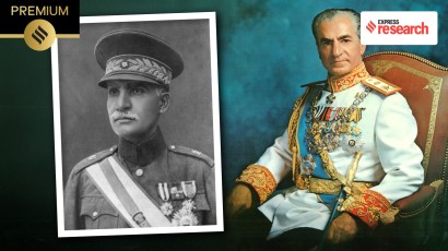Reza Pahlavi and Mohammad Reza Pahlavi
