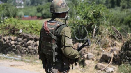 Security forces exchanged fire with terrorists in the forests of Chhatru in Kishtwar during ongoing search operations.
