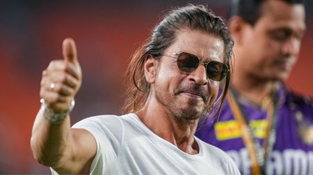 Shah Rukh Khan owns the KKR franchise, along with actor Juhi Chawla and her husband Jay Mehta. (file)