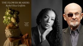 Salman Rushdie, Poet and novelist Rachel Eliza Griffiths' new memoir, 'The Flower Bearers'.