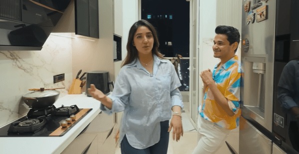 Inside Ashnoor Kaur's house