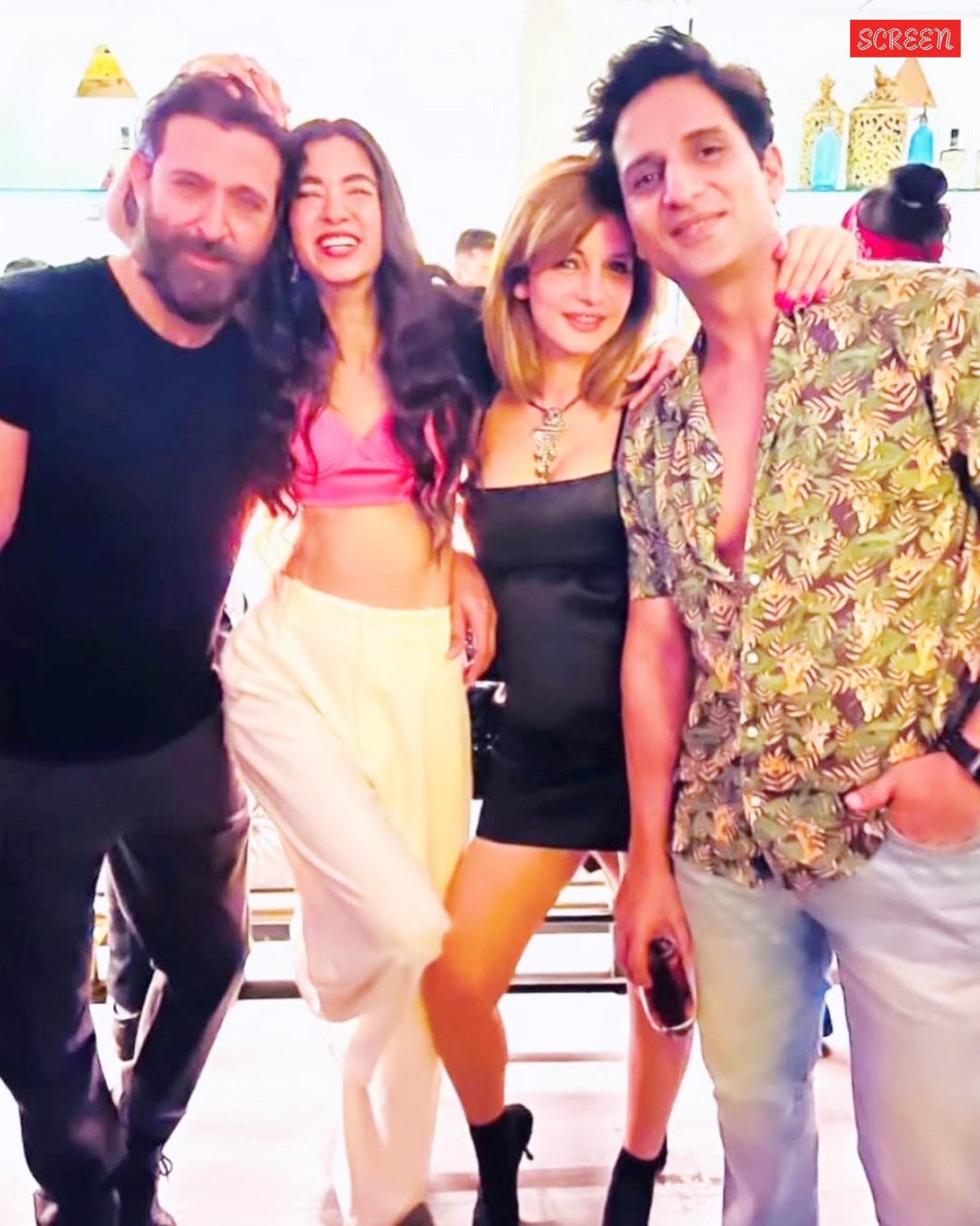See some photos of Hrithik, Sussanne, Saba and Arslan Goni together
