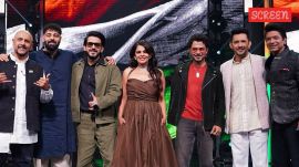 Shark Tank India 5 jduges Aman Gupta, Namita Thapar, Anupam Mittal on Indian Idol 16