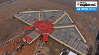 The al-Aqtan prison after government troops took control of it from the Kurdish-led Syrian Democratic Forces, SDF, in Raqqa, northeastern Syria, Friday, Jan. 23, 2026.