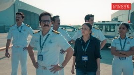 K.P. Awasthi, Emraan Hashmi as Arjun Meena, Raghav Tiwari as Vincent Roy, Amruta Khanvilkar as Mitali Kamath, Rajat Bhasin as Sajjad Sheikh, Nancy Marwah as Shreelata Nair in Taskaree