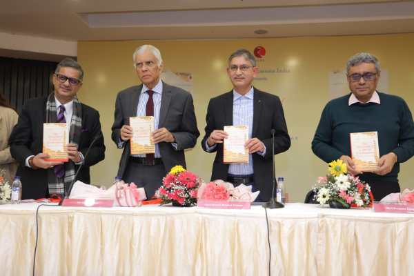 The Decline of Hindu Civilization: Lessons from the Past (Rupa Publications) released at the India International Centre. 