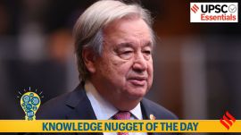 United Nations Secretary-General António Guterres, upsc, report