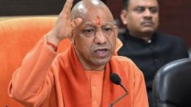 He said private companies are setting up semiconductor manufacturing units in the state. Investments by India Chip Pvt. Ltd. and Ascent Circuits Pvt. Ltd. are expected to generate employment. He said 55 percent of mobile phones manufactured in the country are produced in Uttar Pradesh. (PTI File Photo)