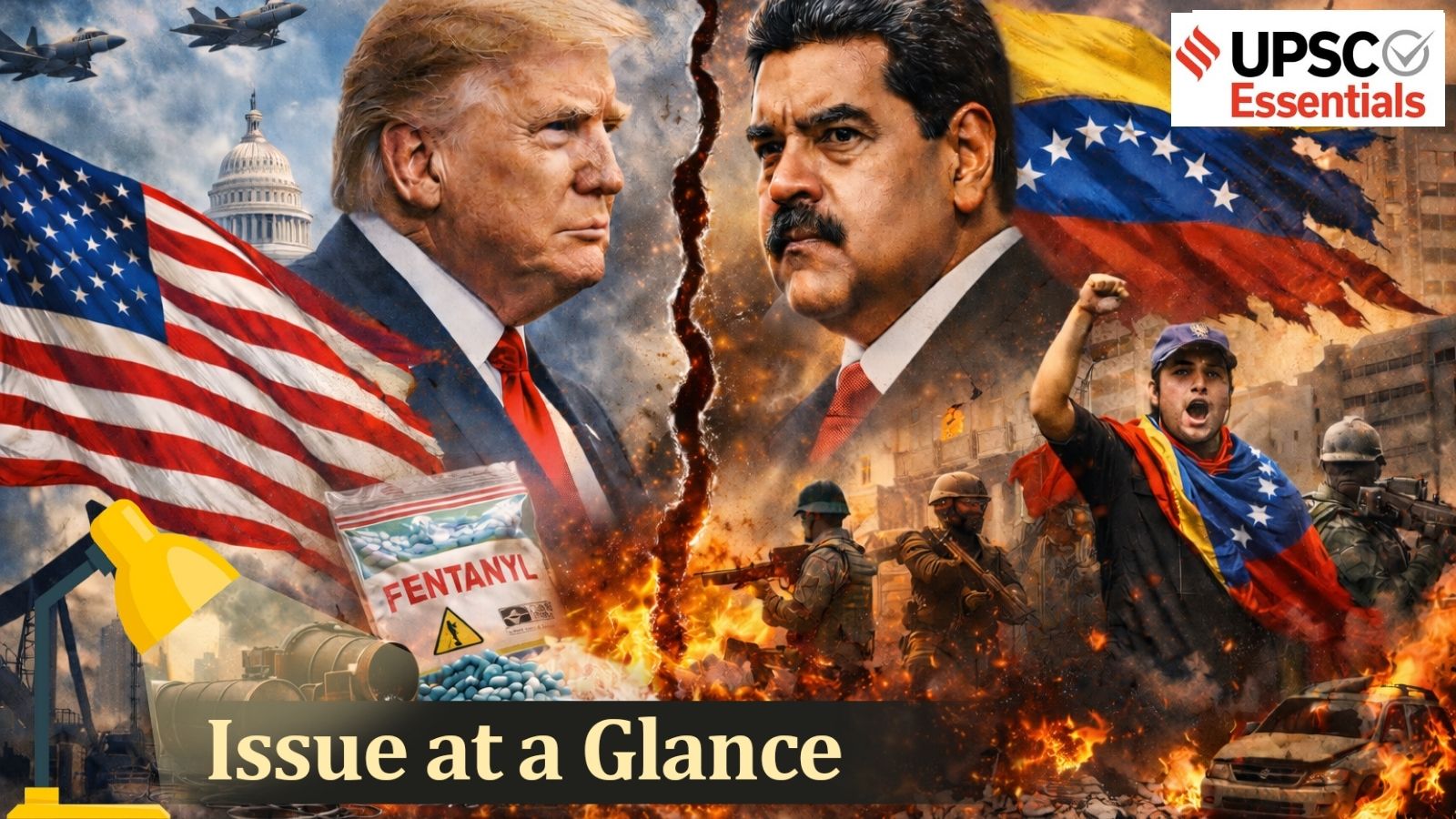 UPSC Issue at a Glance | US–Venezuela Crisis: What happened, why Venezuela, and how it matters for India
