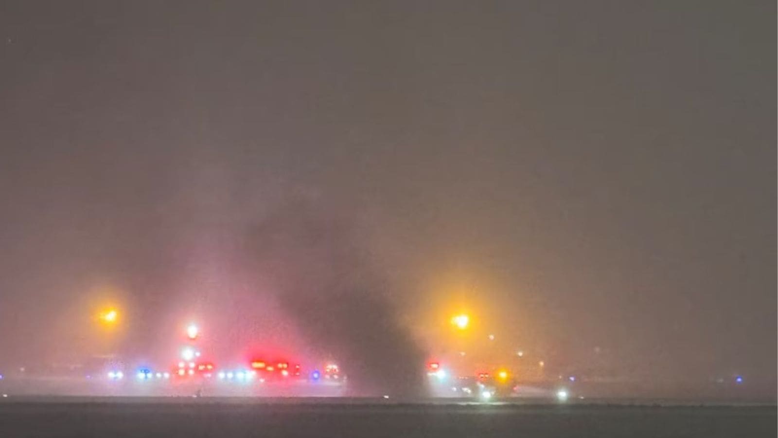 Private jet carrying 8 people crashes at Bangor international airport in Maine