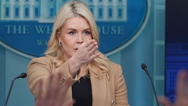 White House press secretary Karoline Leavitt