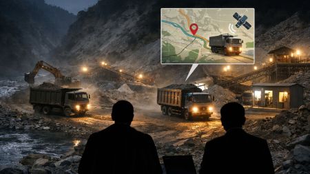 Uttarakhand High Court expresses dissatisfaction over mining vehicles without GPS tracking in the hill state.