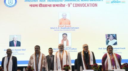 Radhakrishnan also appreciated what he described as the university’s “inclusive atmosphere” and its efforts to promote equity and social inclusion in student admissions and faculty recruitment.