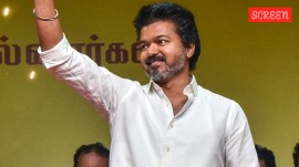 Fan dies at Vijay's Salem rally. (PTI photo)
