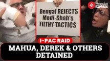 TMC MPs Detained As ED Raids At I-PAC | Bengal Polls | Protest Outside Amit Shah’s Residence