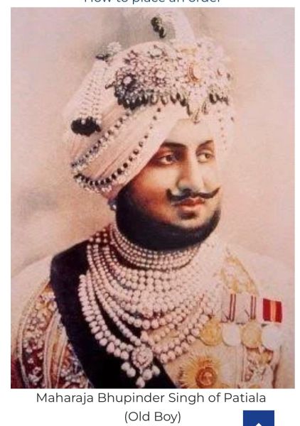 Maharaja Bhupinder Singh is mentioned as one of the alumni on the official website of Aitchison College, Lahore. (Source: College website) 