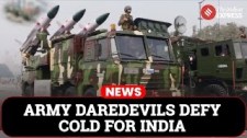 WATCH: Braving Cold and Fog, Army Daredevils Rehearse on Kartavya Path Ahead of Republic Day