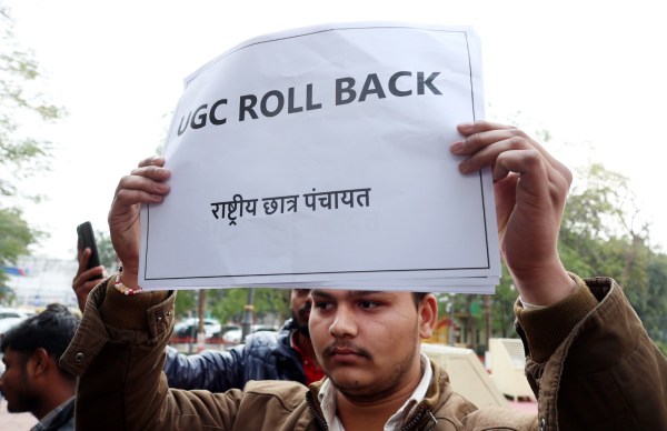 Noting that they belonged to the Punia caste, the CJI said Punia can be Scheduled Caste or general category Jat. To this, the petitioners’ counsel said they were Jats. “Then, how you become (minority)?” the CJI asked. (Express Photo by Vishal Srivastav)