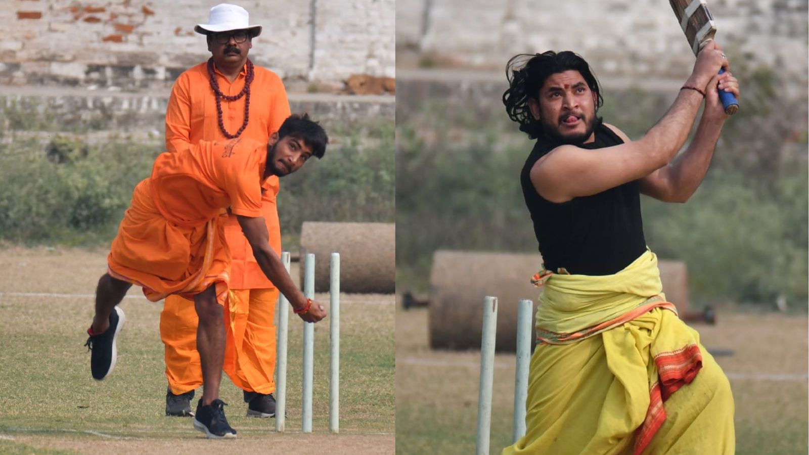 Dhoti-kurta replaces jerseys, commentary in Sanskrit: Inside a ‘classical’ cricket match in Varanasi