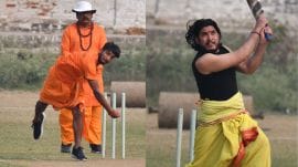 Sanskrit scholars in Varanasi give cricket a shot