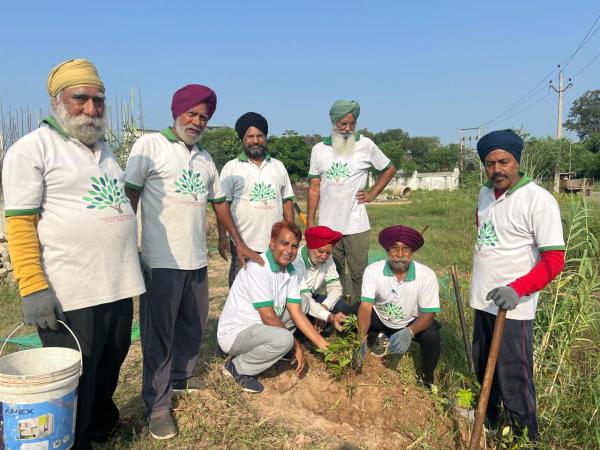 It is the earth indeed that has brought these people together, but there was only one person in the beginning.