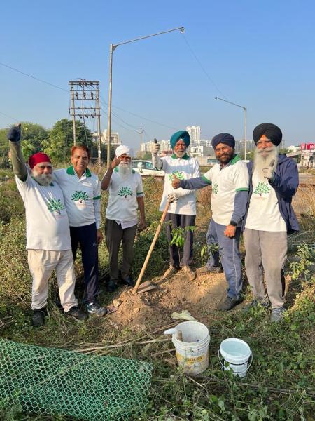The seniors have also developed a herbal park in Sector 69