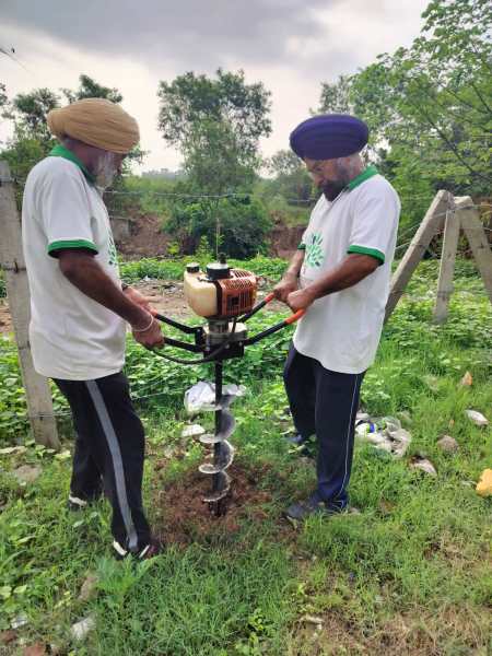 Watering plants during summers has, however, been a daunting task for the group.