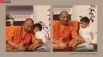 Yogi Adityanath with toddler