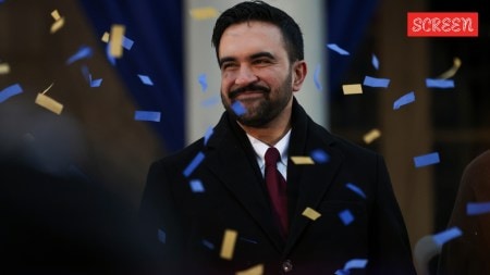 New York Mayor Zohran Mamdani at his inauguration ceremony