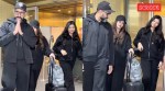 Abhishek Bachchan twins in black with Aishwarya Rai, Aaradhya