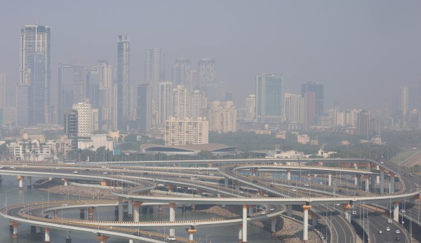 Bhagwan Kesbhat, founder of NGO Waatavaran, said while parties were speaking about clean air, there was little clarity on strengthening public transport. (Express Photo by Amit Chakravarty)