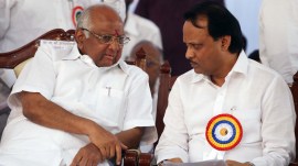 ajit pawar and sharad pawar