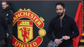Amorim indicated a breakdown of relations with the club hierarchy in a fiery press conference after United's 1-1 draw at Elland Road on Sunday. (Reuters Photo)