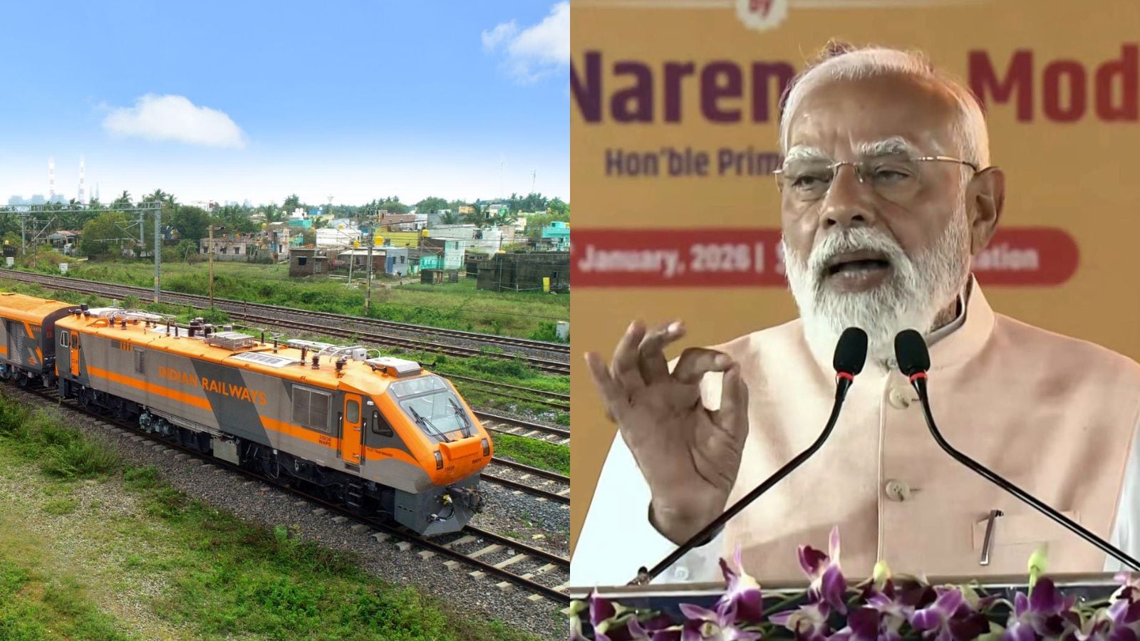Amrit Bharat Express launch: PM Modi to flag off 5 new trains today – check routes