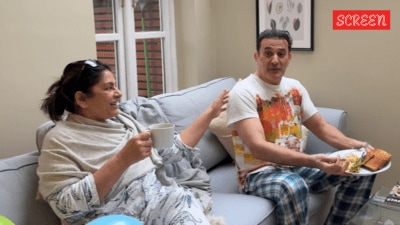 Archana Puran Singh and Parmeet Singh had a fun banter during their London vacation