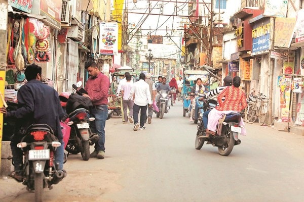 A lane in Arijit's neighbourhood 