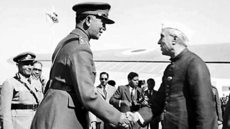 Kodandera Madappa Cariappa and Nehru