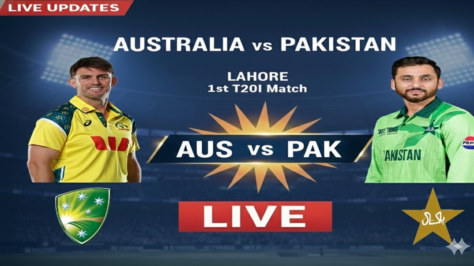 PAK win toss and opt to bat first vs AUS in Lahore