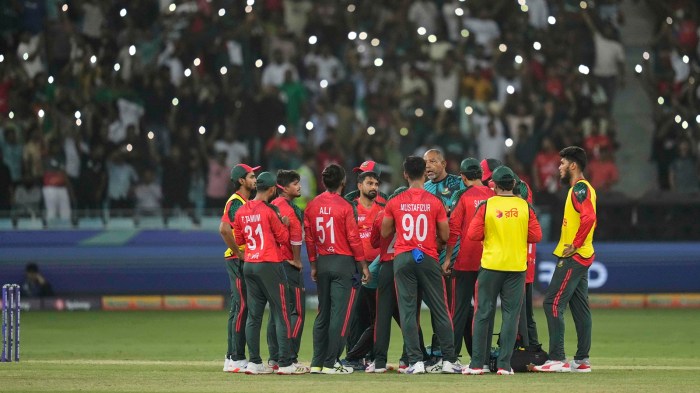 Bangladesh out of ICC T20 World Cup;