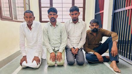 Four people — Kuldeep Kumar (50), Aman Kumar (20), Ramswaroop (38) and Manish Bishnoi [AGE] — have been arrested, with police saying two more will be arrested Thursday